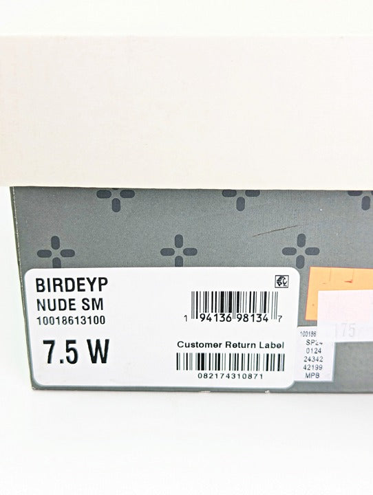 Sun + Stone Women's Birdey Nude Ankle Strap Platform Pumps Size 7.5 (MSRP $80)