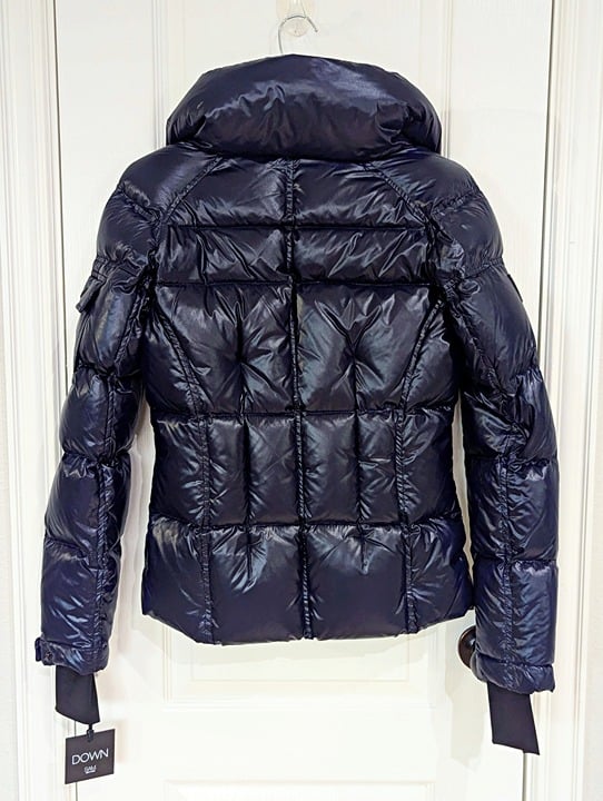 SAM. Women's Dark Marine Freestyle Puffer Down Jacket Size XS (MSRP $395)
