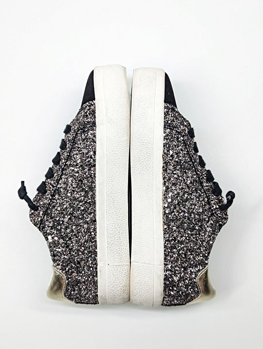NWOB Vintage Havana Sumter Star Glitter Platform Sneakers Size 6 (MSRP $125)