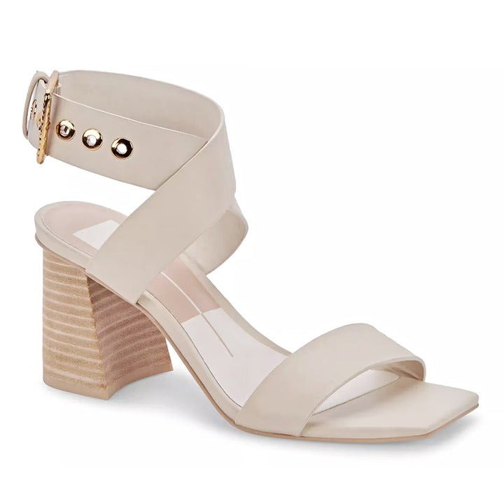 Dolce Vita Women's Paytin Ivory Ankle-Strap City Sandals Size 10 (MSRP $130)