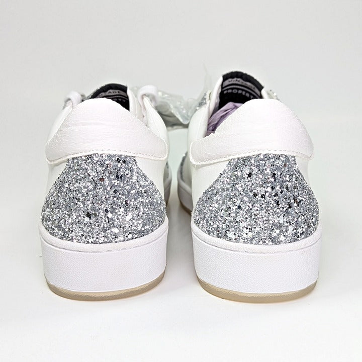 Vintage Havana Abby Metallic Glitter Women's Lace Up Sneaker Size 9 (MSRP $150)