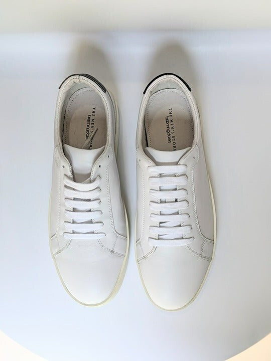 NWT The Men's Store at Bloomingdale's Low Top Sneakers White Size 10 MSRP $175