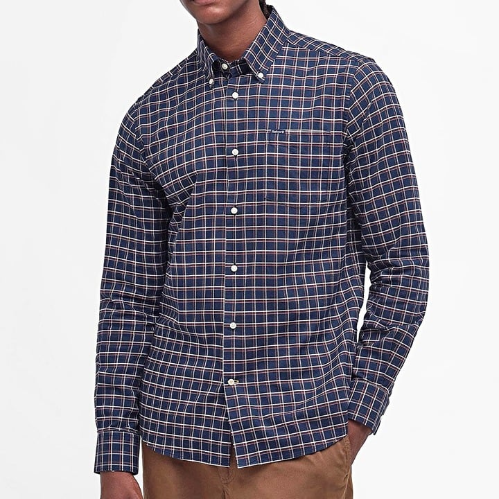 Barbour Harthope Men's Cotton Tailored Fit Button Down Shirt Size S (MSRP $100)