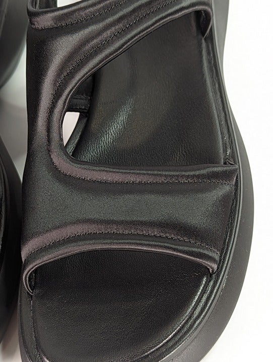 Vince Women's Fresca Black Strappy Slingback Sport Sandals Size 7 (MSRP $285)
