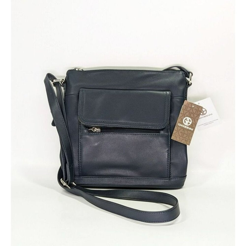 Giani Bernini Venice Women's Nappa Crossbody in Dark Navy (MSRP $100)
