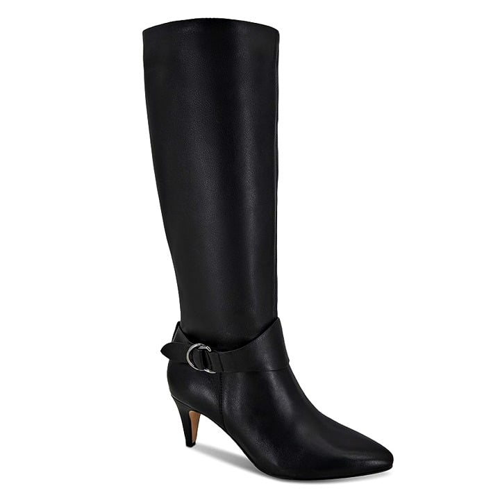 Splendid Women's Fortuna Buckled High Heel Boots Black Size 7.5 (MSRP $240)