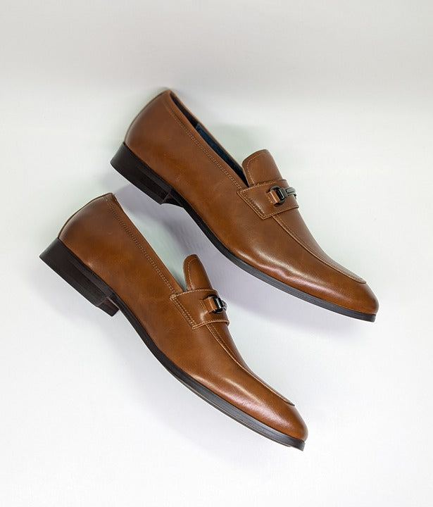 NWOB Steve Madden Shylo Men's Brown Leather Loafer Size 13 (MSRP $80)