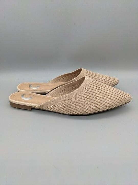 Journee Collection Women's Aniee Flat Slip On Slip-On Mule Beige Size 6 NWOB