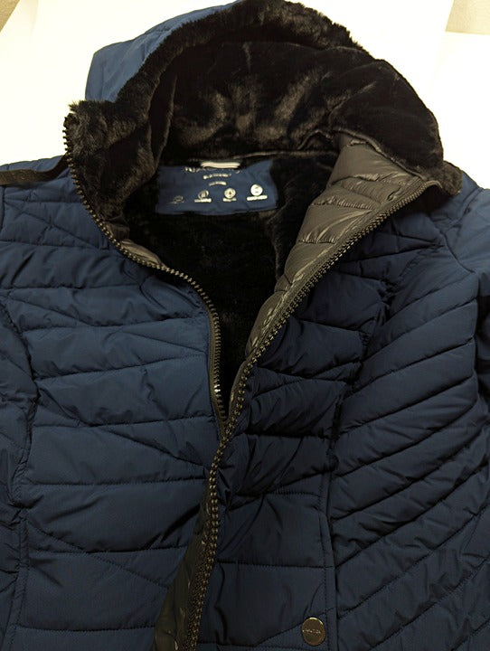 Nautica Plus Size Faux-Fur-Trim Hooded Packable Puffer Coat Size 2XL (MSRP $200)