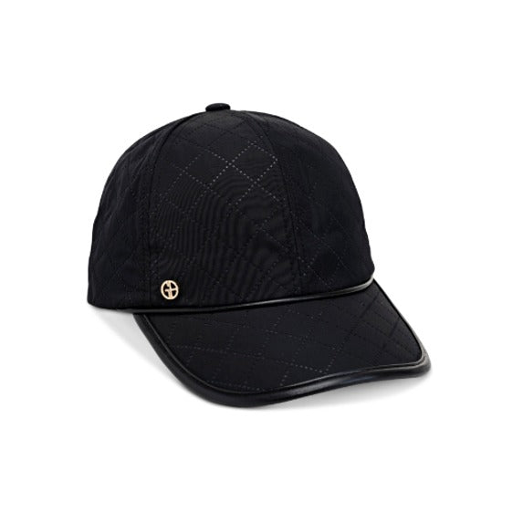 Giani Bernini Unisex Black Quilted Rain Baseball Cap Adjustable (MSRP $38.50)