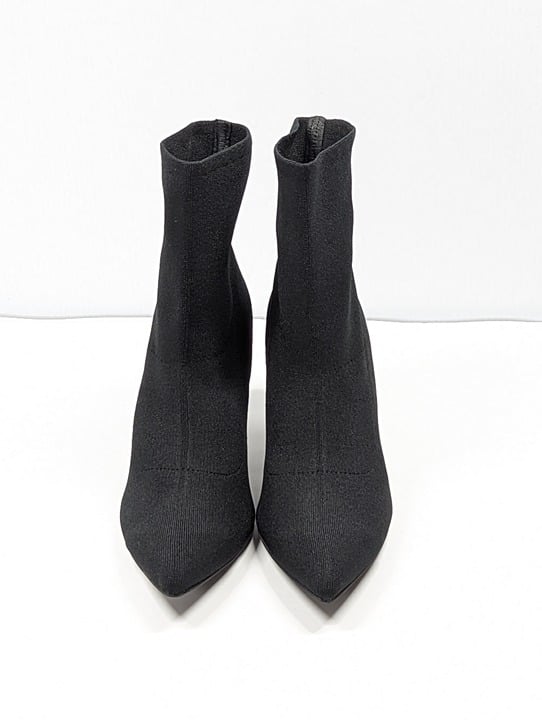 Sol Sana Women's Ezra Black Stretch Knit Pointed toe Boot Size 41 EU (MSRP $175)