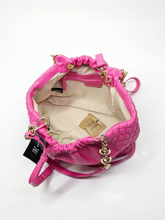 I.N.C. International Concepts Kemah Chain Medium Satchel in Pink (MSRP$ $80)
