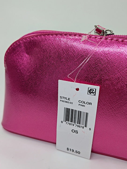 Stella & Max Zip Around Cosmetic Bag in Pink (MSRP $20)