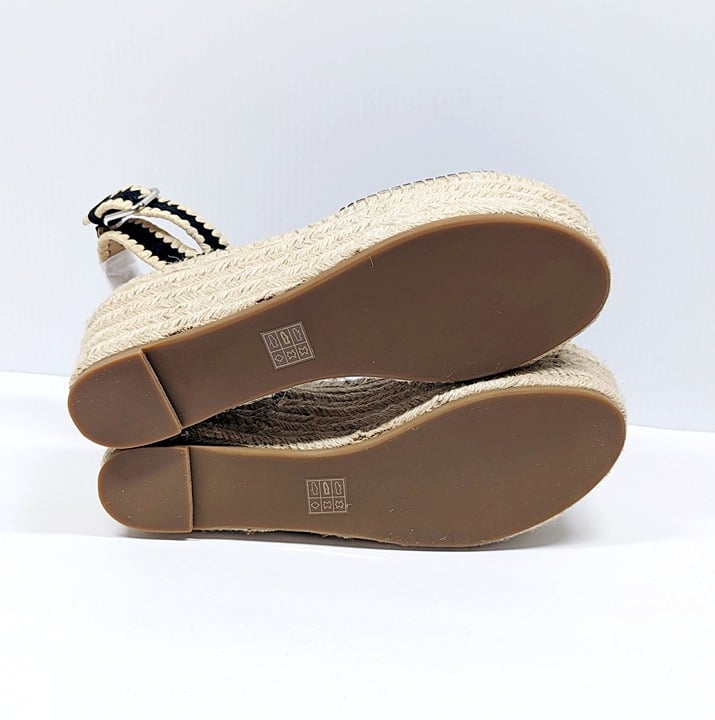 Pour La Victoire Women's Ria Suede & Raffia Platform Sandals Size 9.5 MSRP $245