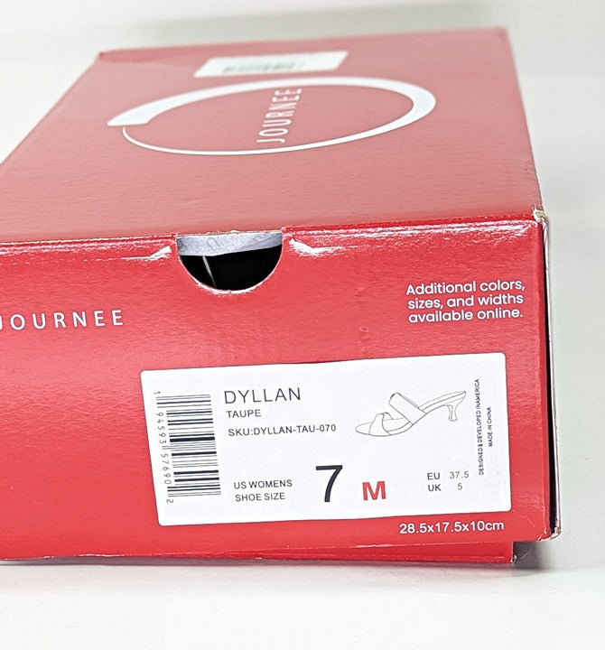 Journee Collection Women's Dyllan Kitten Heel Slip On Pumps Size 7 (MSRP $80)