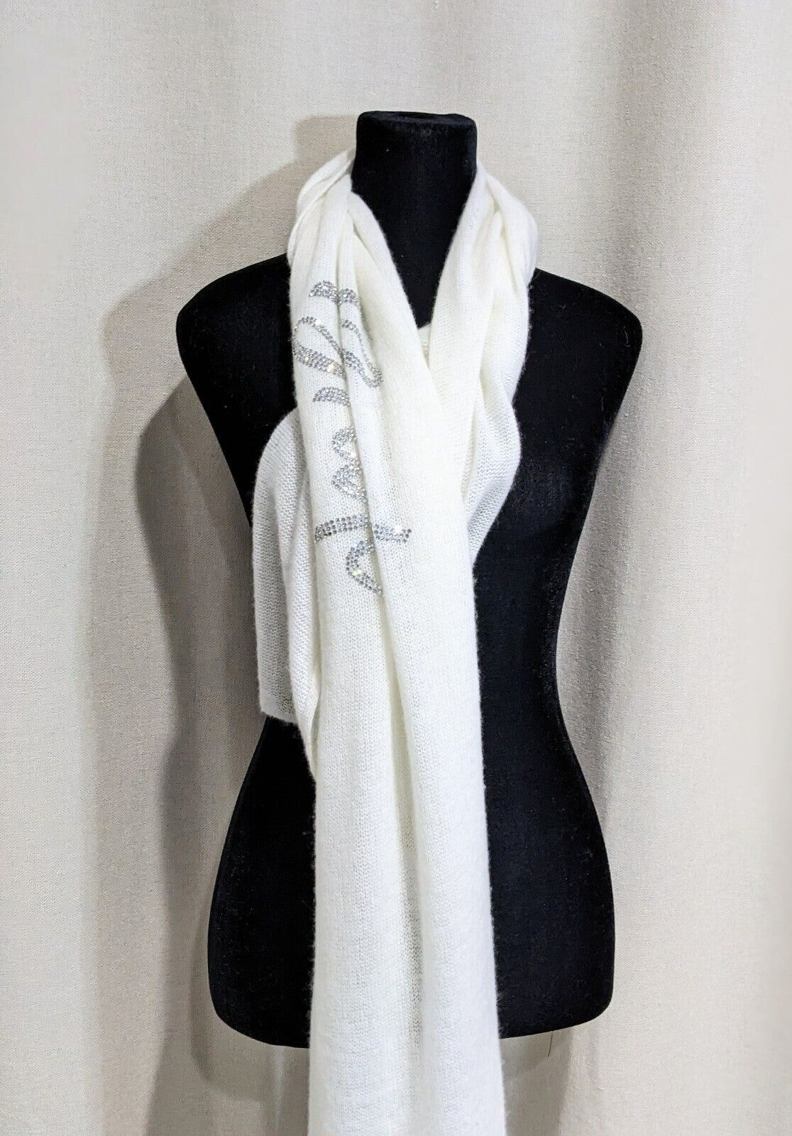 Carolyn Rowan Women's Cashmere Bride Shawl Ivory (MSRP $395)