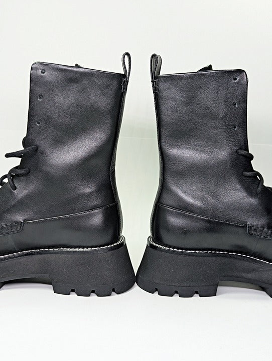 3.1 Phillip Lim Women's Kate Platform Combat Boots Size 37.5 (MSRP $650)