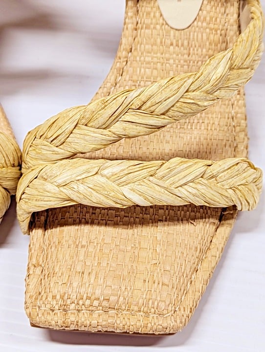 Dolce Vita Women's Pang Natural Asymmetrical Dress Sandals Size 7.5 (MSRP $135)