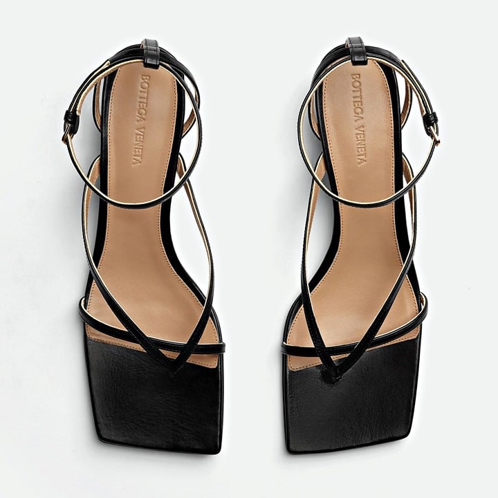 Bottega Veneta Women's Stretch Ankle Strap Kitten Heel Sandals Sz 36.5 MSRP $990