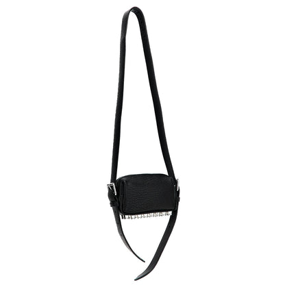 Alexander Wang Ricco Mini Black Leather Convertible Crossbody Bag