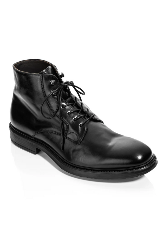 To Boot New York Men's Major Black Calf Lace-Up Boot Size 8.5 (MSRP $495)