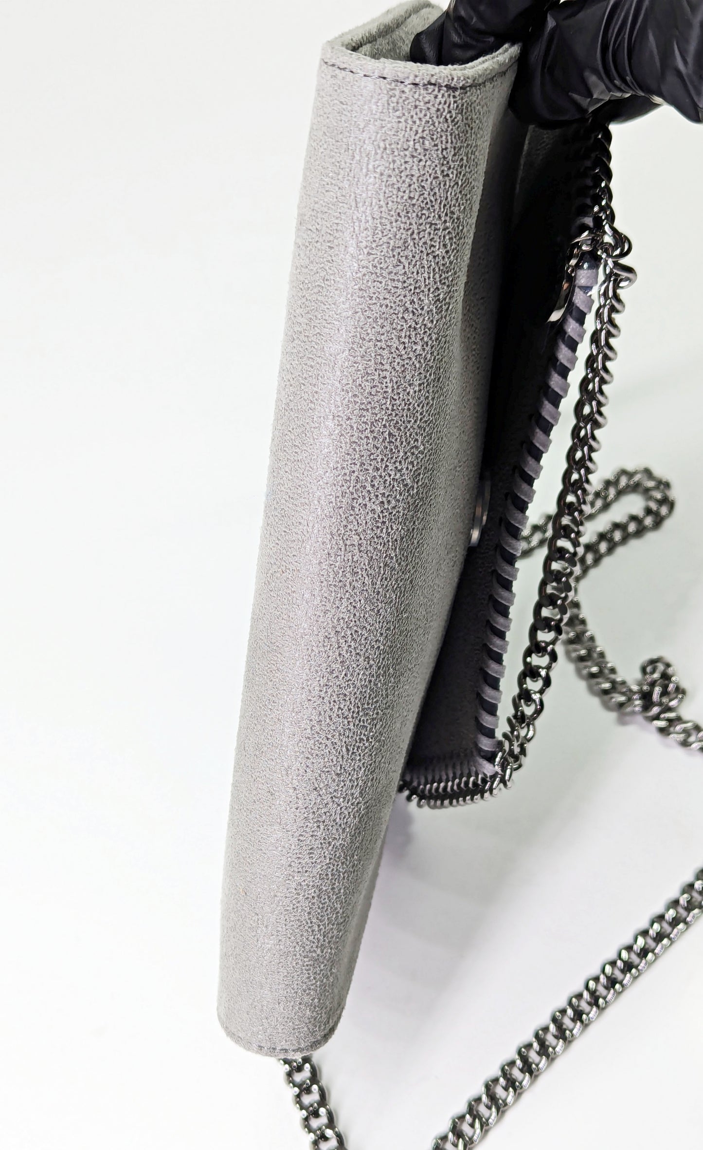 Stella McCartney Falabella Mini Light Grey Crossbody Bag (MSRP $695)