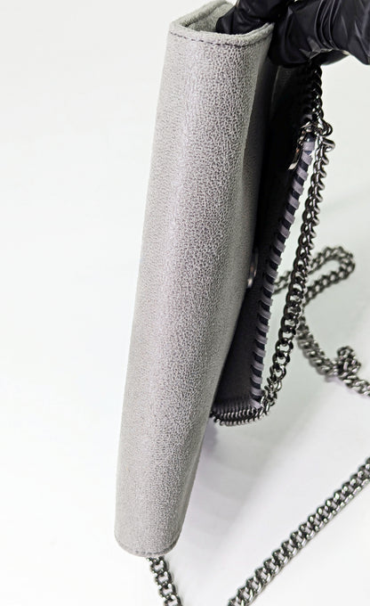 Stella McCartney Falabella Mini Light Grey Crossbody Bag (MSRP $695)