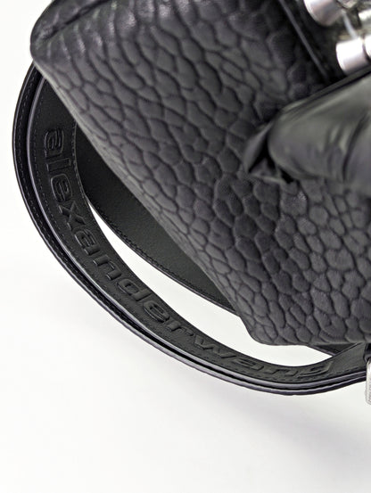 Alexander Wang Ricco Mini Black Leather Convertible Crossbody Bag