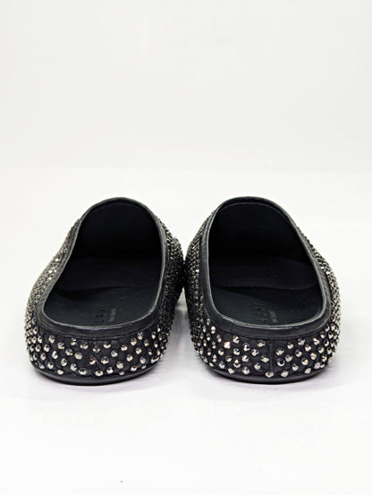 Marni Men's Fussbett Sabot Mules With Rhinestones Black Size 41 (MSRP $1,170)