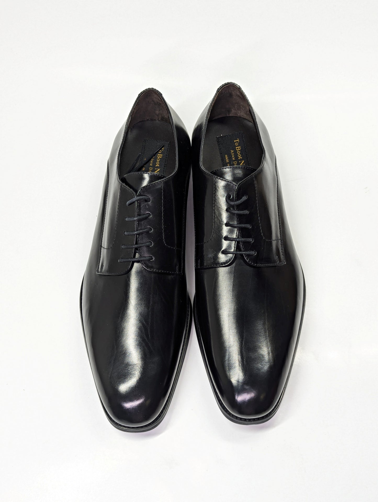 To Boot New York Men's Amedeo Plain Toe Oxfords Black Size 13 (MSRP $399)
