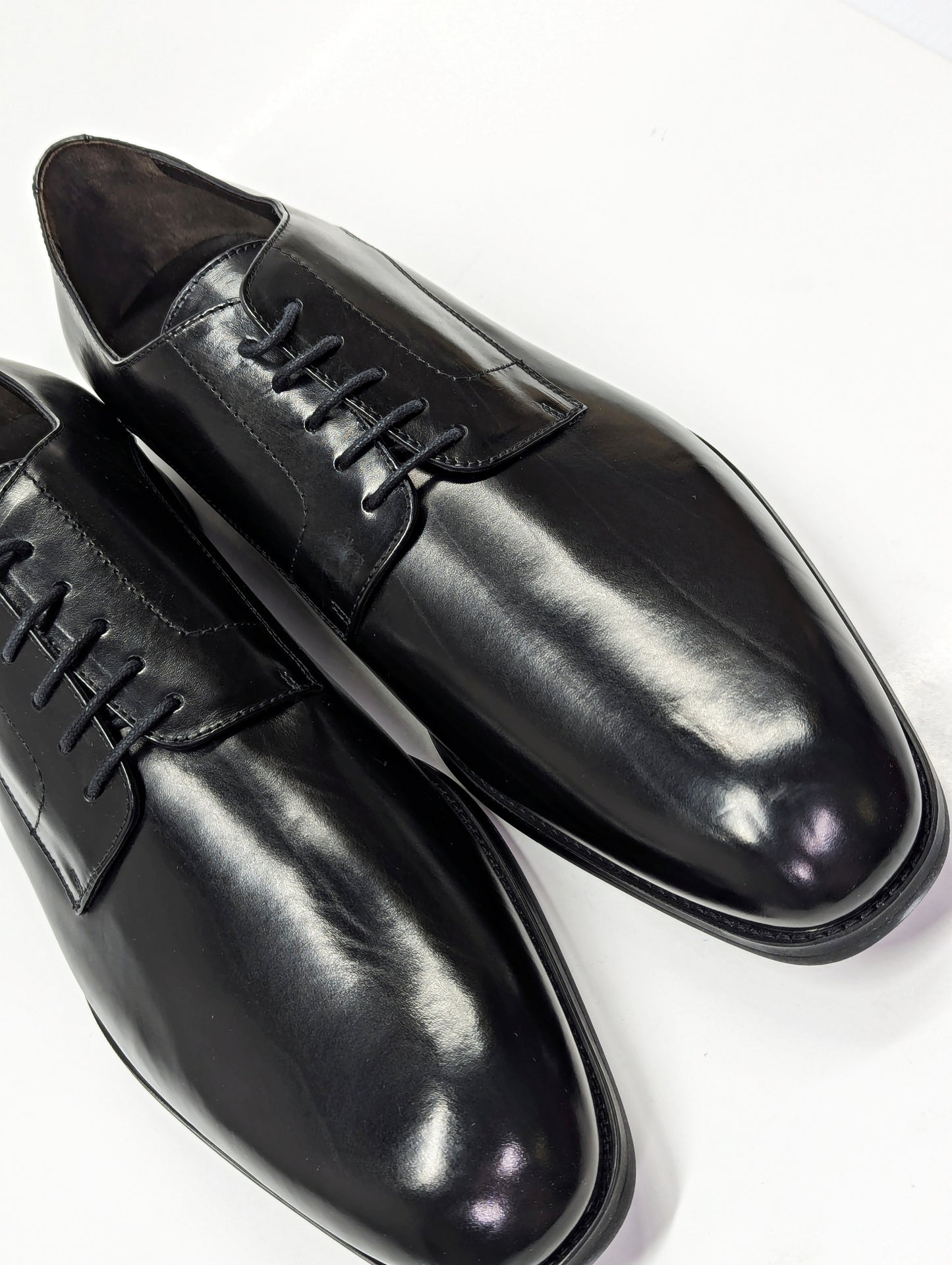 To Boot New York Men's Amedeo Plain Toe Oxfords Black Size 13 (MSRP $399)