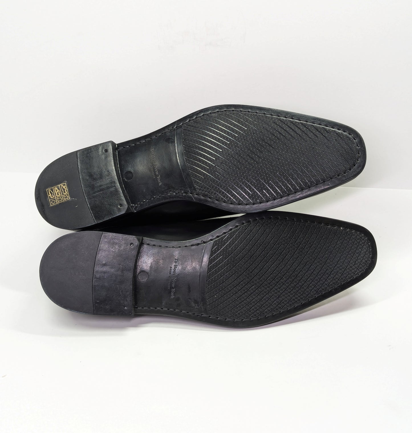 To Boot New York Men's Amedeo Plain Toe Oxfords Black Size 13 (MSRP $399)