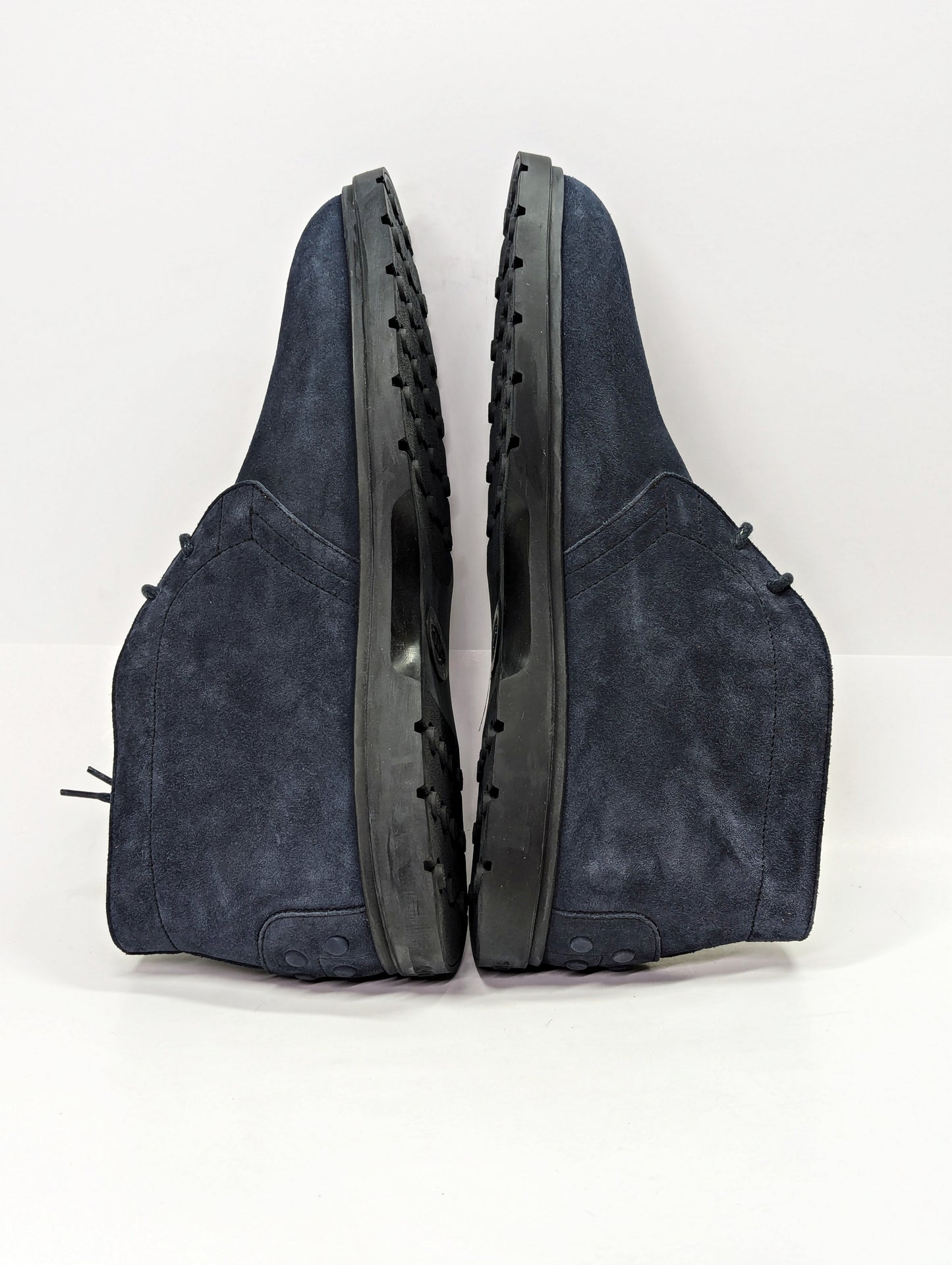 Tod's Men’s Blue Suede Desert Round Toe Ankle Boots Size 8.5 (MSRP $775)