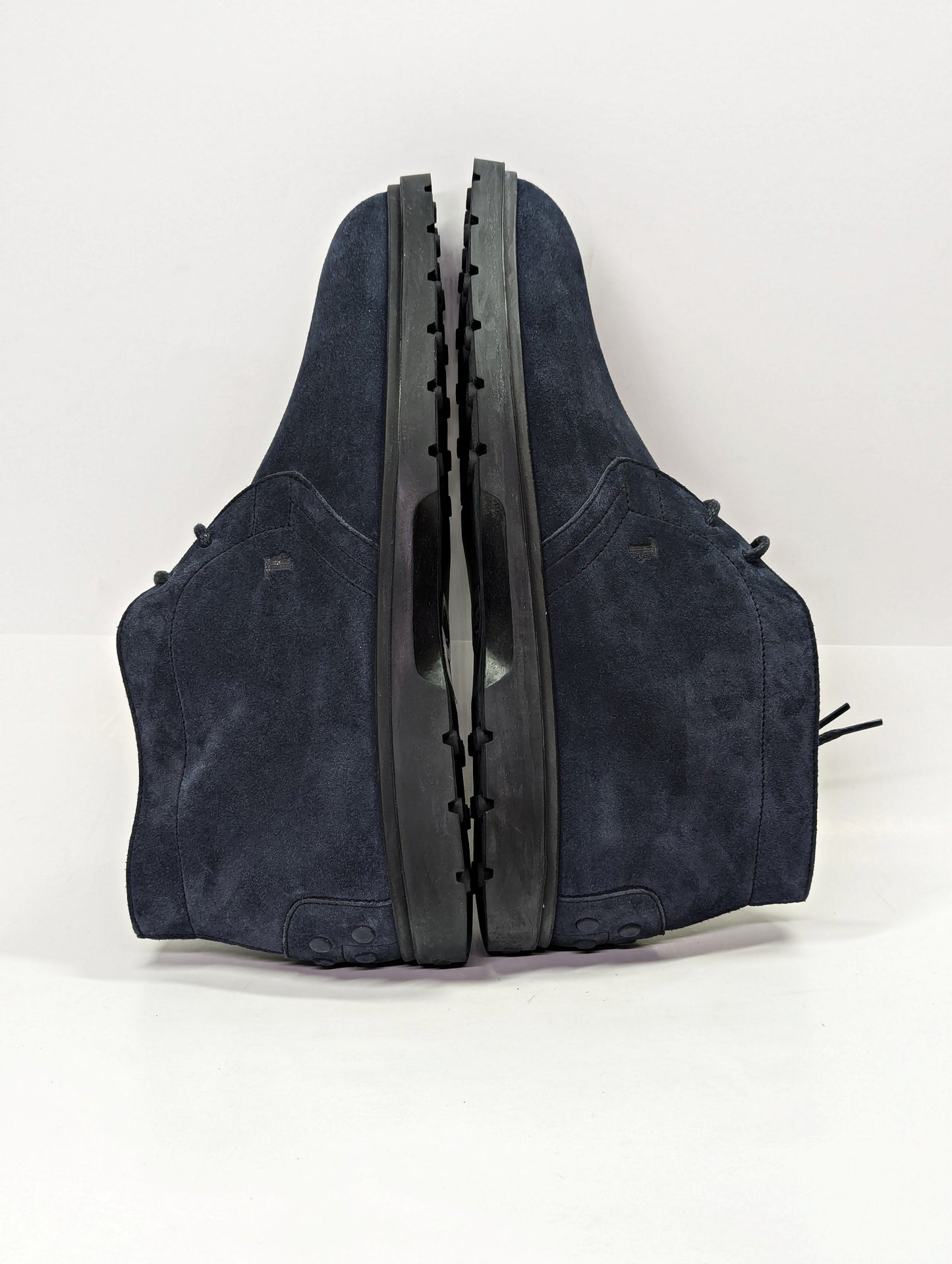 Tod's Men’s Blue Suede Desert Round Toe Ankle Boots Size 8.5 (MSRP $775)
