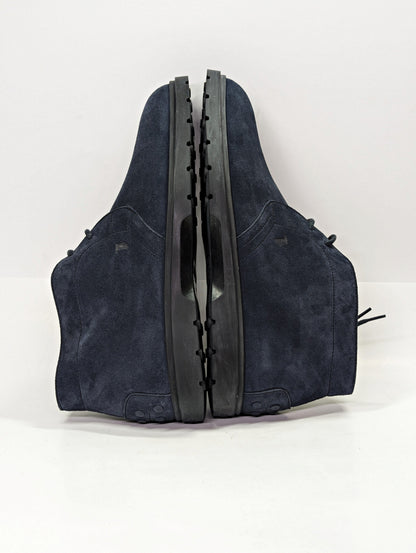 Tod's Men’s Blue Suede Desert Round Toe Ankle Boots Size 8.5 (MSRP $775)