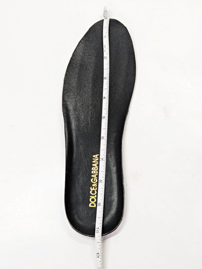 Dolce & Gabbana Men's Black Knit Fabric Sorrento Sneakers Size 39 (MSRP $695)
