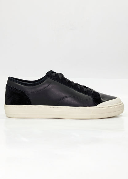 Vince Wescott Men's Black Leather Low Top Lace Up Sneakers Size 10.5 (MSRP $250)
