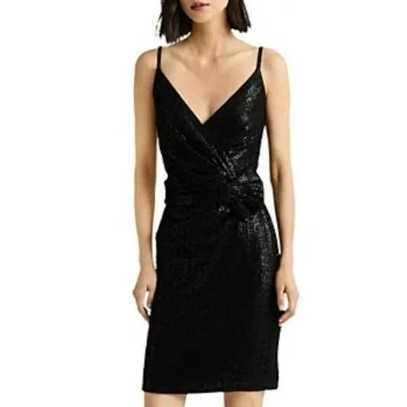 Lauren Ralph Lauren Women's Sleeveless Crossover Dress Size 2 (MSRP $245)