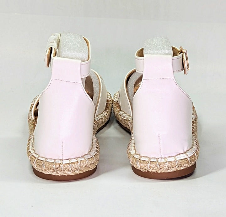 Journee Collection Women's Lyddia Espadrille Flat Sandals Size 7.5 M (MSRP $79)