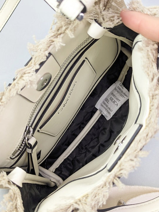 Calvin Klein Modern Essentials Pieced Canvas Mini Tote (MSRP $148)