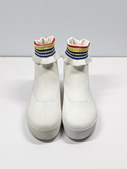 Opening Ceremony Women's Bobby Ruffled Sock Slip-On Sneakers Size 38 (MSRP $250)