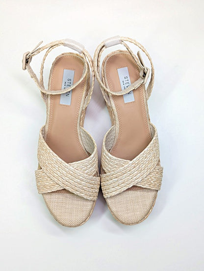 NWOB Steven New York Ramey Espadrille Platform Wedge Sandal Size 10 (MSRP $130)
