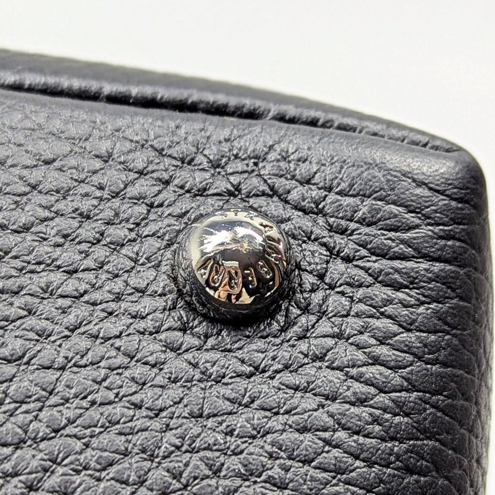 Strathberry Osette Cashmere & Leather Charcoal Black Crossbody (MSRP $555)