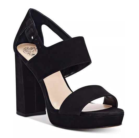 Vince Camuto Women's Jayvid Platform Dress Sandals Black Size 7 M (MSRP $139)