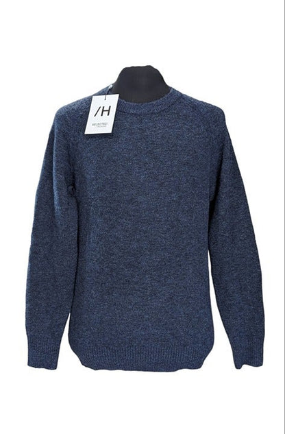 Selected Homme Men's Alpaca Blend Jumper Sweater Sky Captain Size S (MSRP $140)