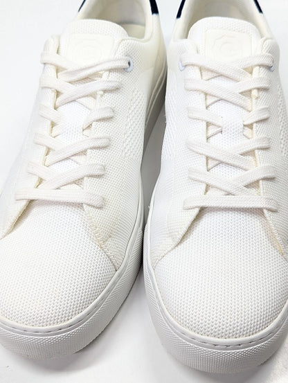 GREATS Men's Royale Knit Lace Up Sneakers White Navy Size 10 (MSRP $179)