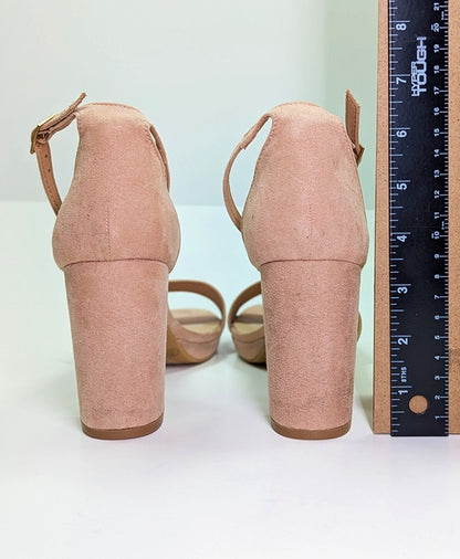 Chinese Laundry Women's Teri Micro Suede Dark Nude Size 10 (MSRP $90)