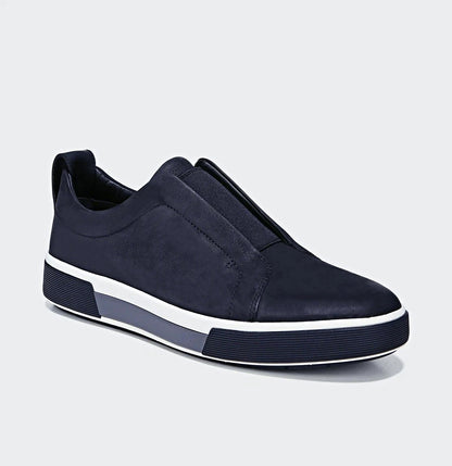 Vince Ranger Men's Navy Coastal Suede Slip-On Sneaker Size 9 (MSRP $250)