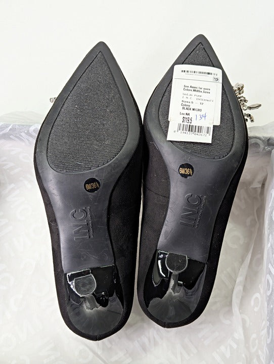 I.N.C. International Concepts Women's Saija Black Pumps Size 6 (MSRP $120)