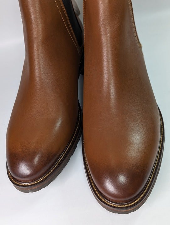 Cole Haan Men's Warner Grand Chelsea Boot Brown Leather Size 9.5 M (MSRP $350)